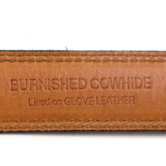 URUGUAY BROWN GENUINE LEATHER 1"Wd STITCH CASUAL DRESS MEN'S BELT Sz 34/85 (t45 - Picture 7 of 13